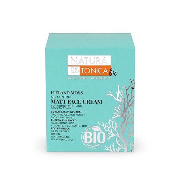 Матовый крем для лица «Исландский мох» 50 мл Natura Estonica
Матовый крем для лица «Исландский мох» 50 мл Natura Estonica