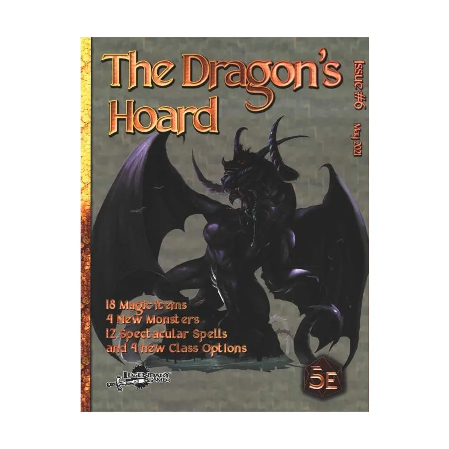 Dragon's Hoard - Issue #6, Dungeons & Dragons (5th Edition) - Dragon's Hoard (Legendary Games), мягкая обложка
Dragon's Hoard - Issue #6, Dungeons & Dragons (5th Edition) - Dragon's Hoard (Legendary Games), мягкая обложка