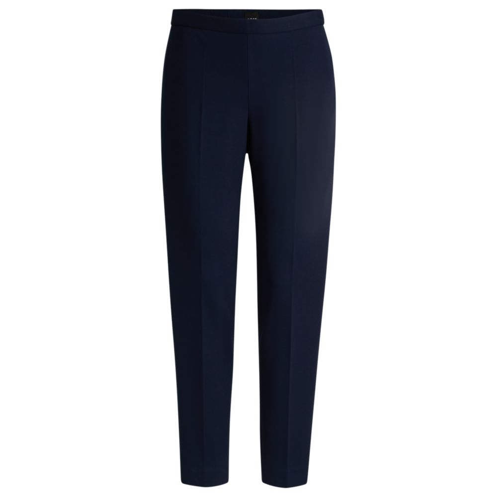 Брюки прямого кроя со стрелками спереди BOSS, темно-синий
Брюки прямого кроя со стрелками спереди BOSS, темно-синий