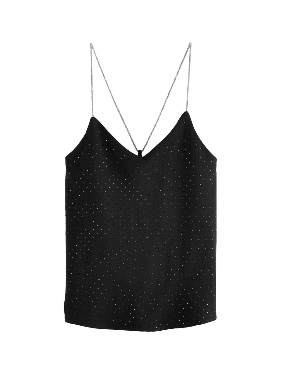 Топ на тонких бретельках Next Top, черный
Топ на тонких бретельках Next Top, черный