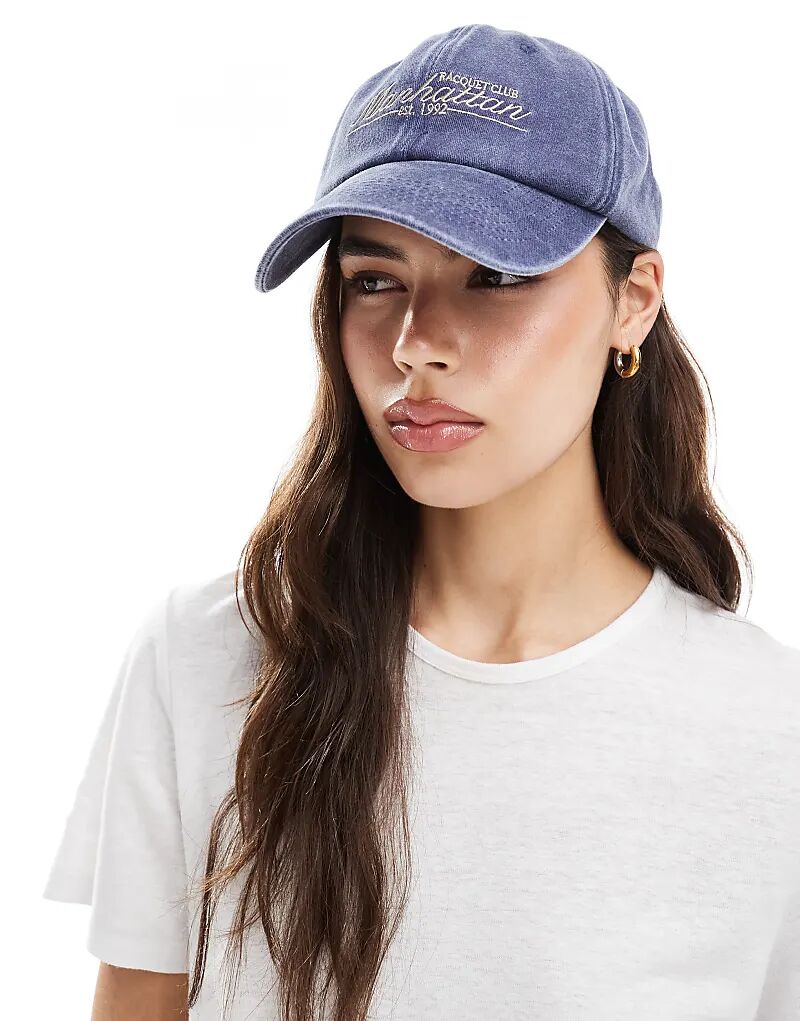 Бейсболка Manhattan от My Accessories темно-синего цвета
Бейсболка Manhattan от My Accessories темно-синего цвета