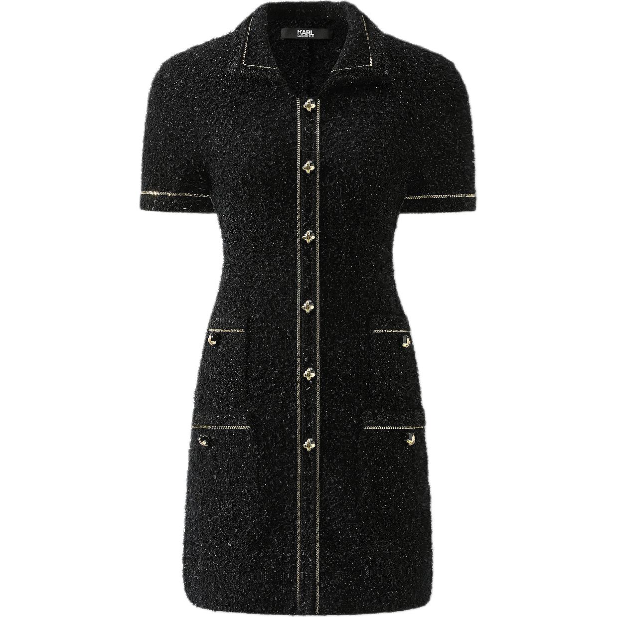 KARL LAGERFELD Женское черное платье с короткими рукавами KARL LAGERFELD / Karl Lagerfeld Jeans
KARL LAGERFELD Женское черное платье с короткими рукавами KARL LAGERFELD / Karl Lagerfeld Jeans