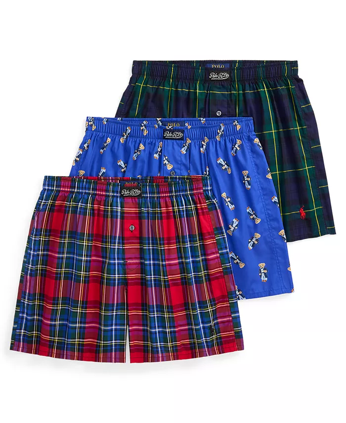 Мужской подарочный набор на праздники: 3 боксера с плетеной тканью и застежкой на одну пуговицу Polo Ralph Lauren
Мужской подарочный набор на праздники: 3 боксера с плетеной тканью и застежкой на одну пуговицу Polo Ralph Lauren