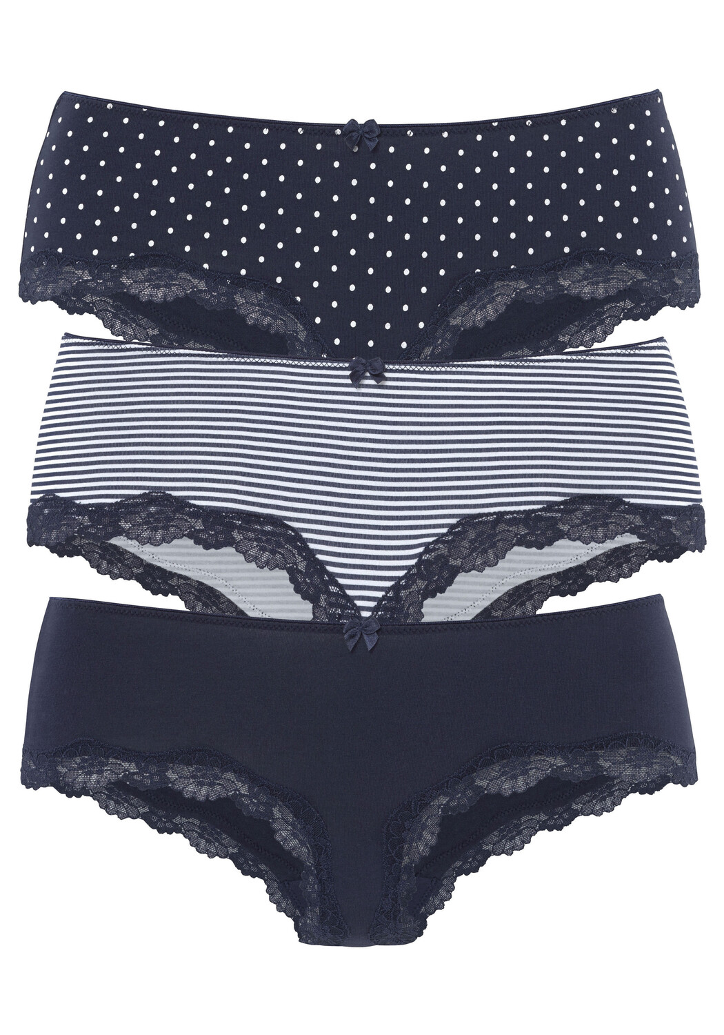 Трусы LASCANA Panty, цвет marine gepunktet, gestreift, uni
Трусы LASCANA Panty, цвет marine gepunktet, gestreift, uni