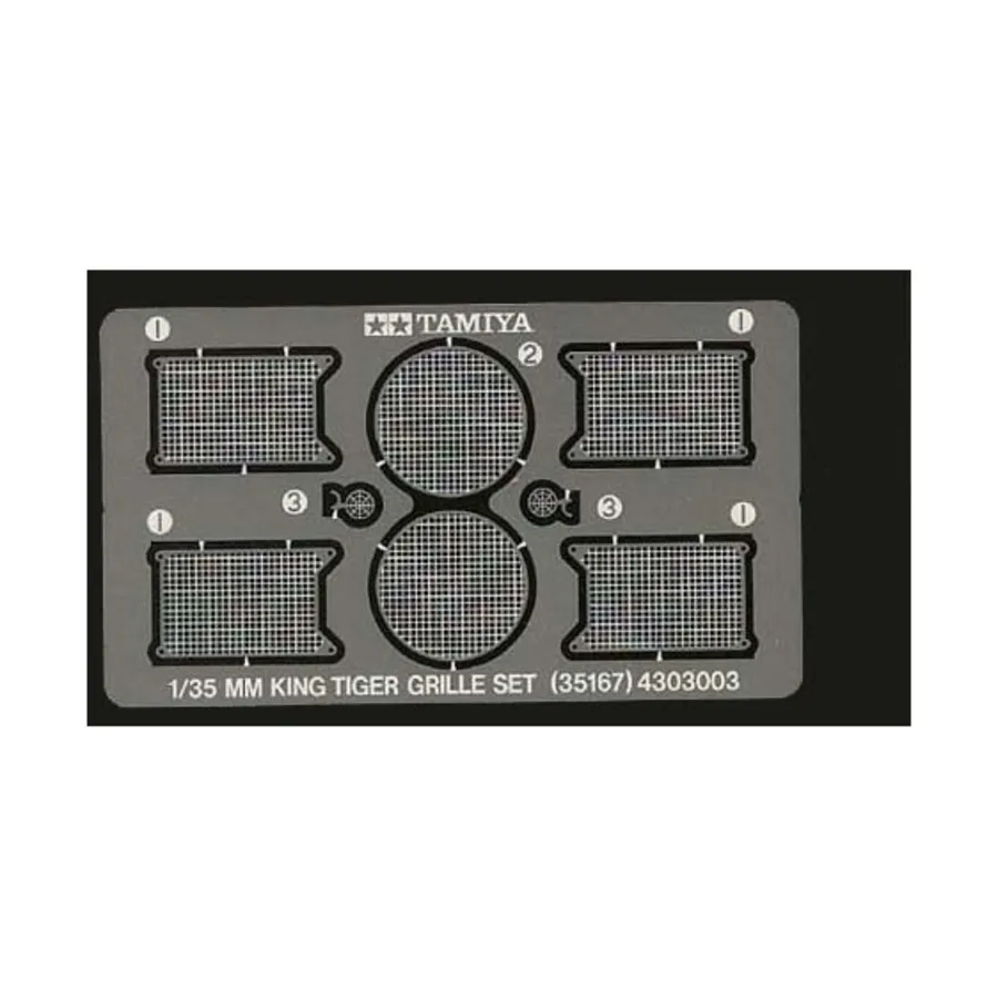 Немецкий королевский тигр, фототравленая решетка радиатора, Model Accessories - 1/35 Scale
Немецкий королевский тигр, фототравленая решетка радиатора, Model Accessories - 1/35 Scale