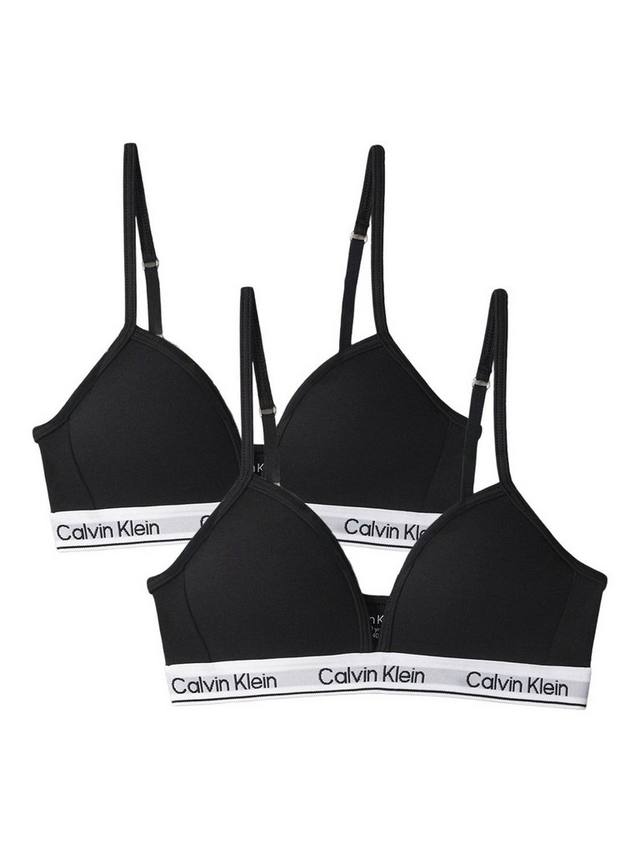 Детский хлопковый бра-треугольник Icon Cotton Stretch Calvin Klein, Pack of 2, Black/White
Детский хлопковый бра-треугольник Icon Cotton Stretch Calvin Klein, Pack of 2, Black/White