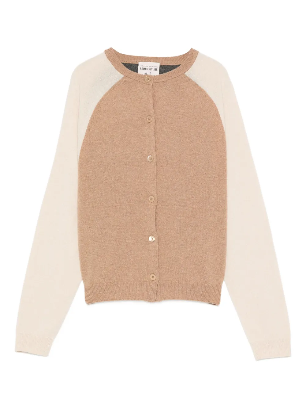 Кардиган в стиле колор-блок Semicouture, коричневый
Кардиган в стиле колор-блок Semicouture, коричневый
