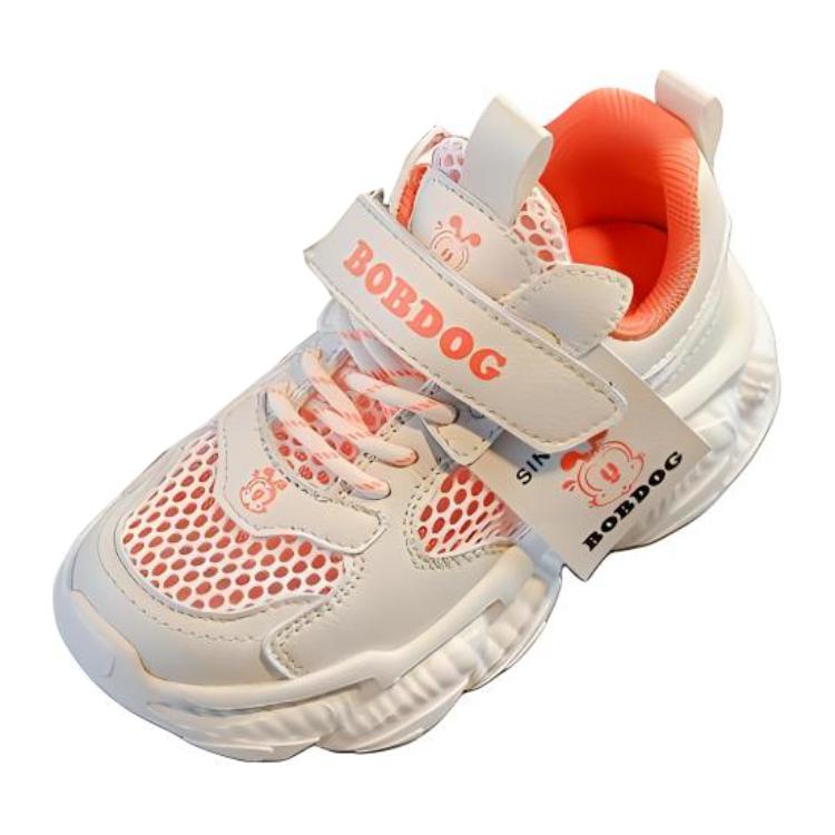 Детские беговые кроссовки с противоударной амортизацией и низким верхом Beige Kids' BOBDOG, Бежевый/Огненно-оранжевый 
Детские беговые кроссовки с противоударной амортизацией и низким верхом Beige Kids' BOBDOG, Бежевый/Огненно-оранжевый