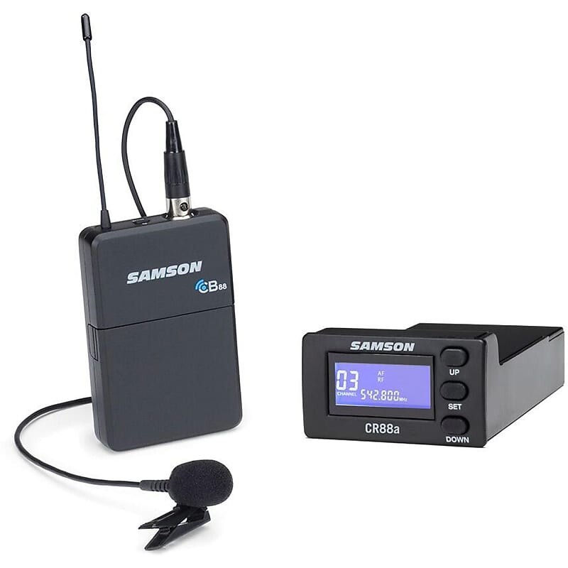 Микрофон петличный Samson Concert 88a Wireless Lavalier Microphone System for XP310w / XP312w (D Band)
Микрофон петличный Samson Concert 88a Wireless Lavalier Microphone System for XP310w / XP312w (D Band)