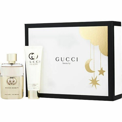 Gucci Guilty For Her Gift Set 50ml Eau De Parfum + 50ml Body Lotion
Gucci Guilty For Her Gift Set 50ml Eau De Parfum + 50ml Body Lotion