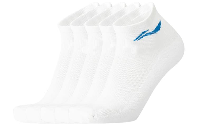 LINING Бадминтонная серия носки мужские 5 пар white
LINING Бадминтонная серия носки мужские 5 пар white