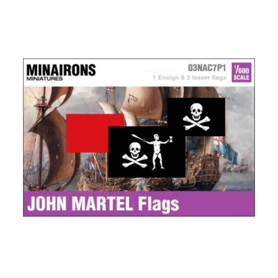 Флаги Джона Мартела XVIII века, Naval Flags (1:600)
Флаги Джона Мартела XVIII века, Naval Flags (1:600)