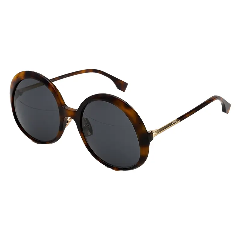 FENDI Круглые солнцезащитные очки для женщин с пластиковыми и металлическими элементами Гавана Браун, 9N4IR
FENDI Круглые солнцезащитные очки для женщин с пластиковыми и металлическими элементами Гавана Браун, 9N4IR