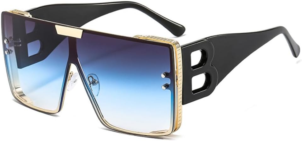 Солнцезащитные очки с большой оправой и буквой B, модель 2027, для женщин, ретро-очки с металлическим блеском, для мужчин и женщин. Градиентные солнцезащитные очки MTZJH, C5
Солнцезащитные очки с большой оправой и буквой B, модель 2027, для женщин, ретро-очки с металлическим блеском, для мужчин и женщин. Градиентные солнцезащитные очки MTZJH, C5