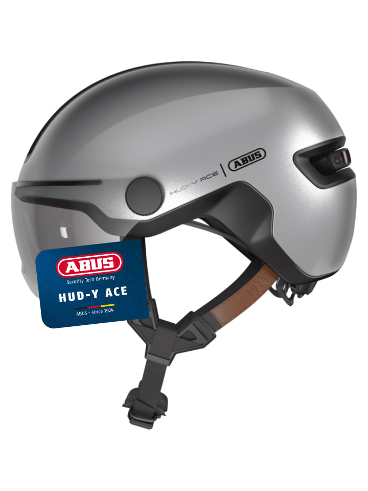 ABUS Велосипедный шлем HUD-Y ACE в блестящем серебристом цвете
ABUS Велосипедный шлем HUD-Y ACE в блестящем серебристом цвете