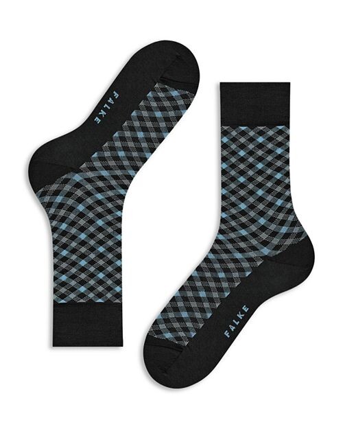 Умные носки в клетку из хлопковой смеси Falke, цвет Black
Умные носки в клетку из хлопковой смеси Falke, цвет Black