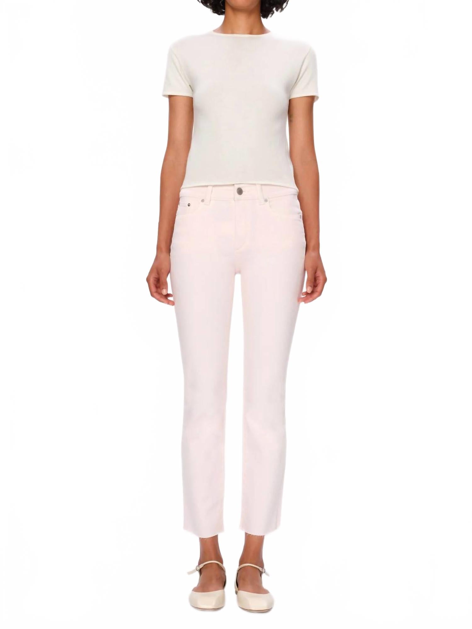 Прямые джинсы средней посадки Mara Mid Rise Instasculpt с зауженным низом в цвете примроуз пинк DL1961 - Women's, розовый
Прямые джинсы средней посадки Mara Mid Rise Instasculpt с зауженным низом в цвете примроуз пинк DL1961 - Women's, розовый