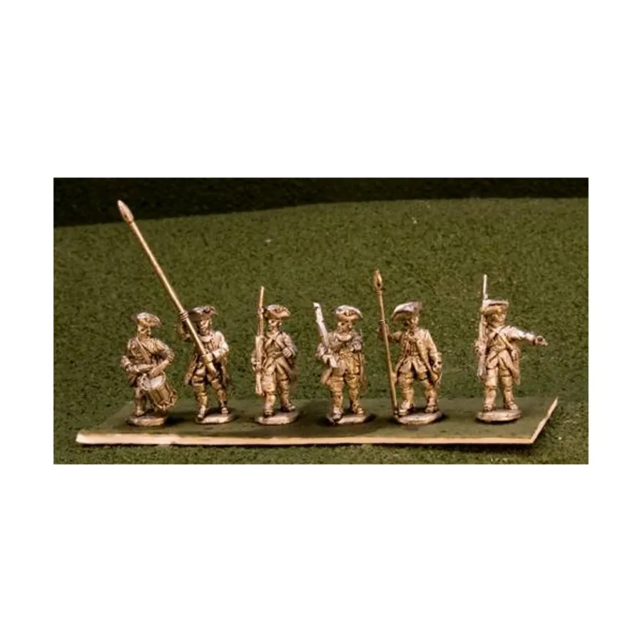 Французское линейное командование, Drums on the Mohawk Miniatures - French & Indian War - Assorted (15mm)
Французское линейное командование, Drums on the Mohawk Miniatures - French & Indian War - Assorted (15mm)