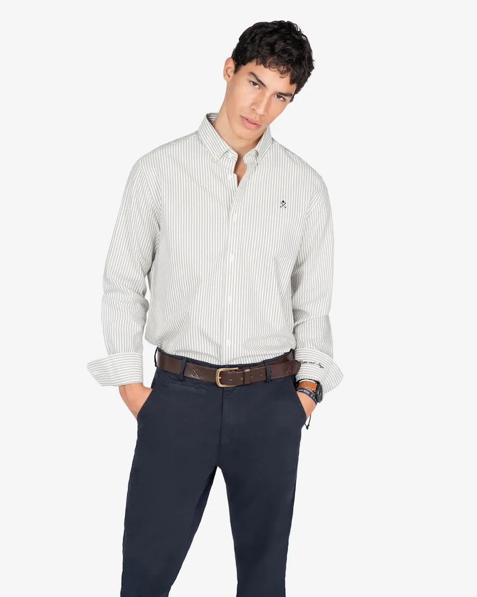 Мужская рубашка Oxford в полоску Harper & Neyer, белый
Мужская рубашка Oxford в полоску Harper & Neyer, белый