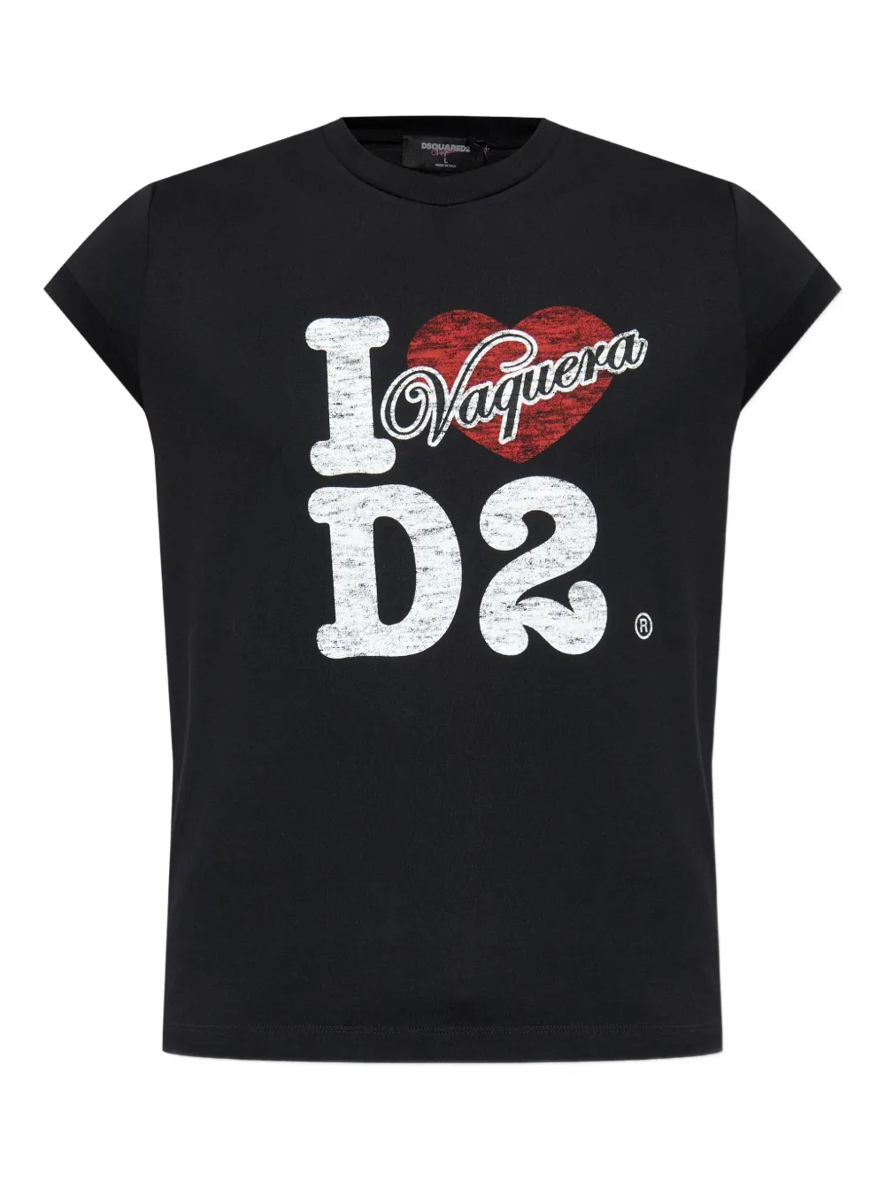 Футболка из коллаборации с Vaquera Dsquared1, черный
Футболка из коллаборации с Vaquera Dsquared1, черный