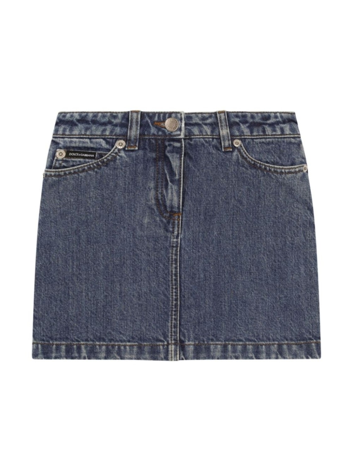 Dolce & Gabbana джинсовая мини-юбка с логотипом, синий
Dolce & Gabbana джинсовая мини-юбка с логотипом, синий