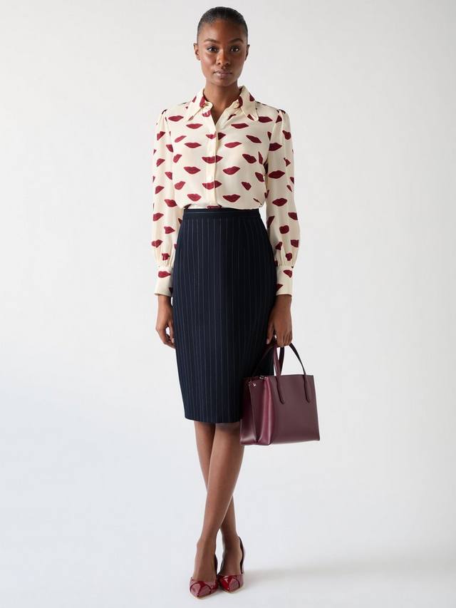 Юбка Bella из шерстяной смеси в рубчик L.K.Bennett, Navy
Юбка Bella из шерстяной смеси в рубчик L.K.Bennett, Navy