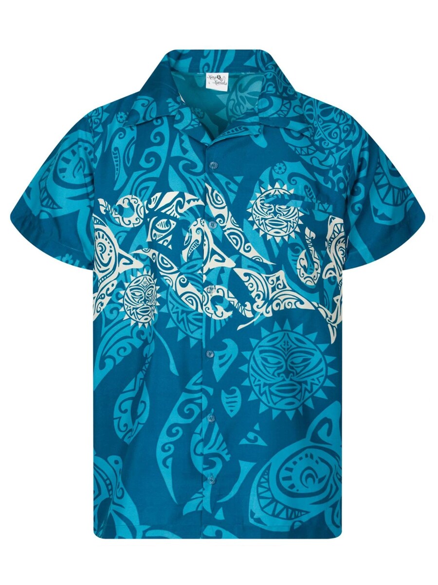 Рубашка King Kameha Maori Chest, бирюзовый
Рубашка King Kameha Maori Chest, бирюзовый