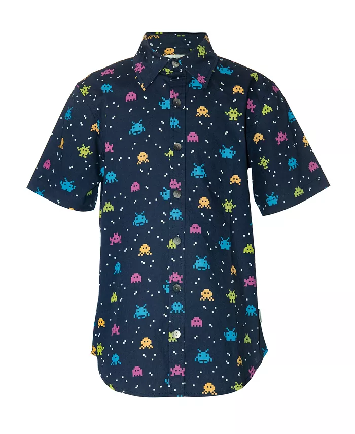 Футболка с коротким рукавом и принтом Invaders для мальчиков старшего возраста Univibe, синий
Футболка с коротким рукавом и принтом Invaders для мальчиков старшего возраста Univibe, синий