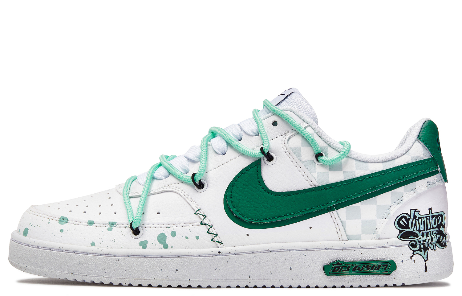 Nike Court Vision 1 Meta быстросохнущие, устойчивые к истиранию и сбалансированные низкие кроссовки для скейтбординга мужские white green
Nike Court Vision 1 Meta быстросохнущие, устойчивые к истиранию и сбалансированные низкие кроссовки для скейтбординга мужские white green