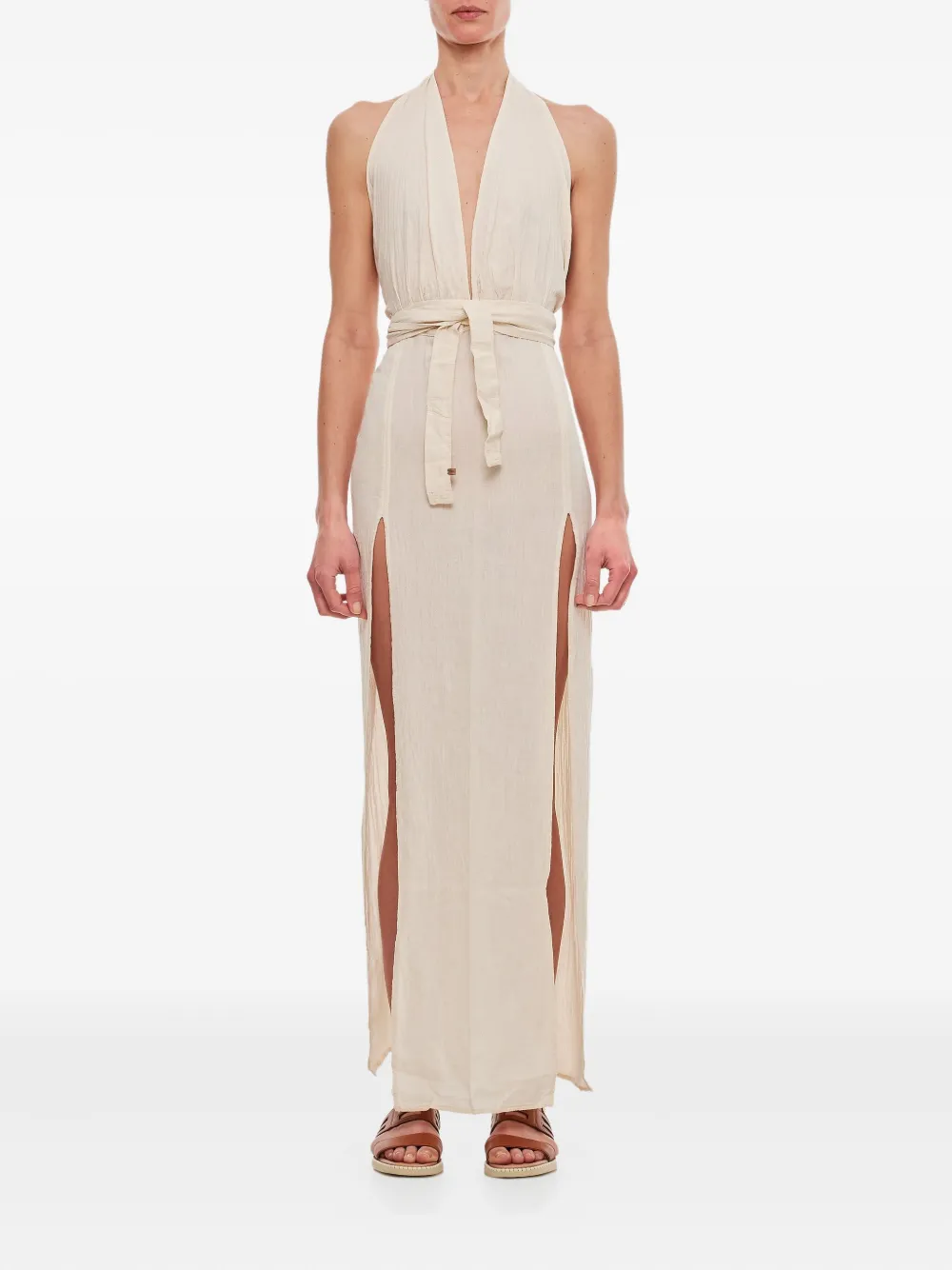 Платье макси Hera с V-образным вырезом Caravana, нейтральный
Платье макси Hera с V-образным вырезом Caravana, нейтральный