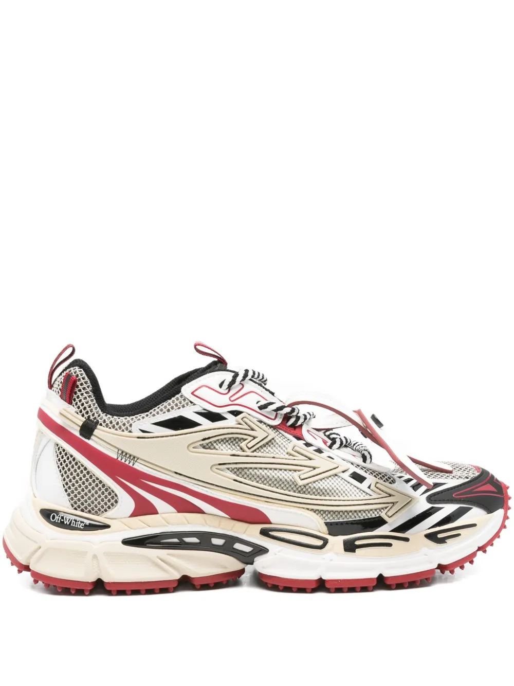 Кроссовки на шнуровке с сетчатыми вставками OFF-WHITE, нейтральный
Кроссовки на шнуровке с сетчатыми вставками OFF-WHITE, нейтральный