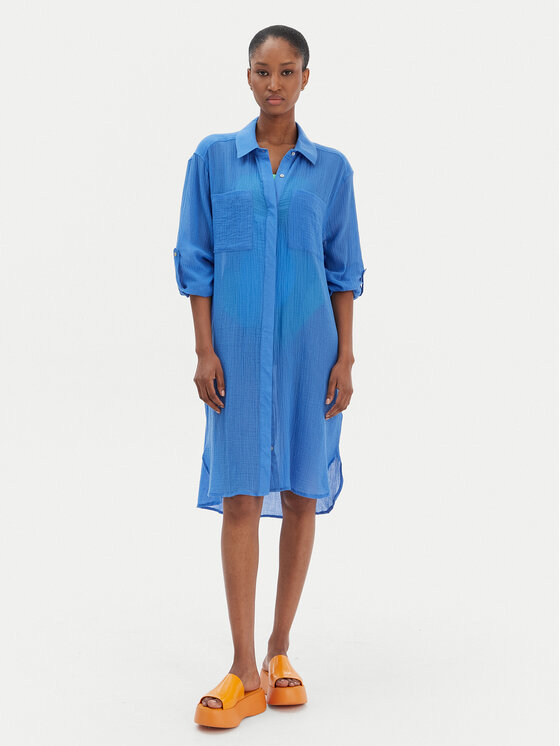 Рубашка relaxed fit Crinkle 55536-CU Seafolly, синий
Рубашка relaxed fit Crinkle 55536-CU Seafolly, синий