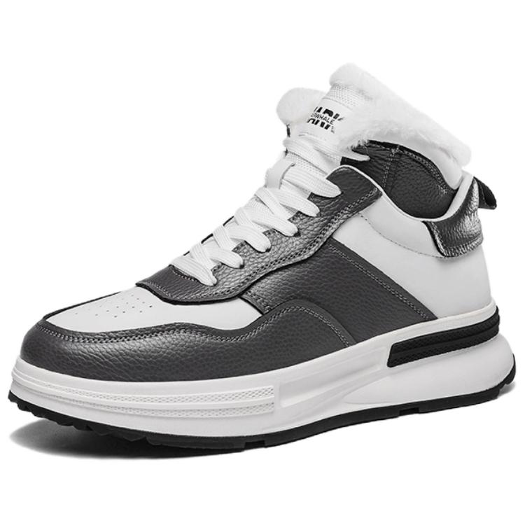 Мужские полувысокие скейтерские кроссовки FAIRWHALE, серые (с флисовой подкладкой)
Мужские полувысокие скейтерские кроссовки FAIRWHALE, серые (с флисовой подкладкой)