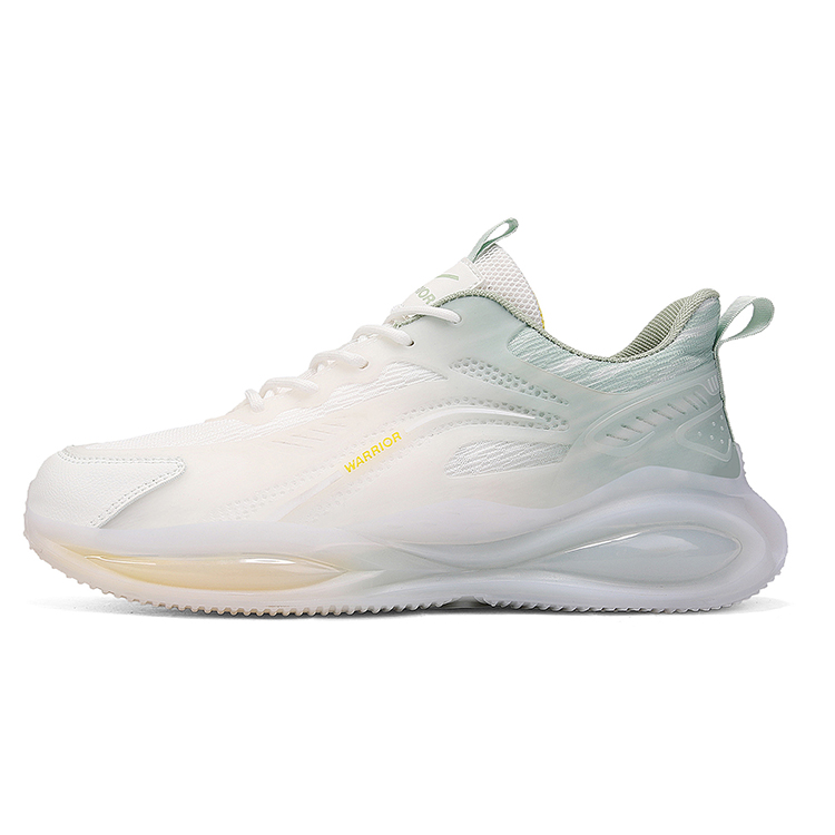 Мужские повседневные кроссовки для бега Low top с амортизацией, увеличенной высотой и устойчивостью к истиранию WARRIOR, белый светло-зеленый
Мужские повседневные кроссовки для бега Low top с амортизацией, увеличенной высотой и устойчивостью к истиранию WARRIOR, белый светло-зеленый