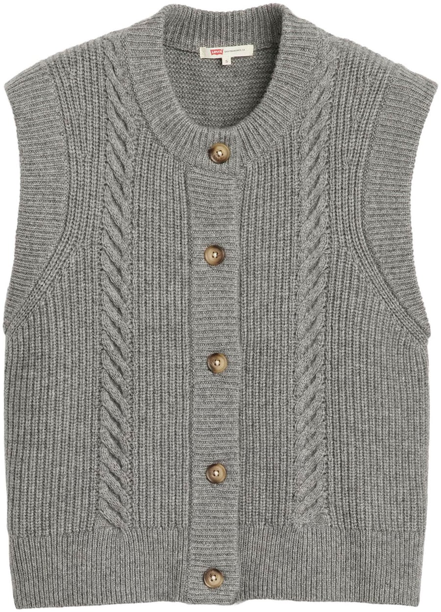 Вязаный жилет LEVI'S , серый
Вязаный жилет LEVI'S , серый