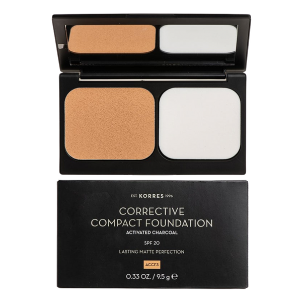 Компактная тональная основа spf20 accf3, 9,5 г Korres Activated charcoal, цвет accf3
Компактная тональная основа spf20 accf3, 9,5 г Korres Activated charcoal, цвет accf3