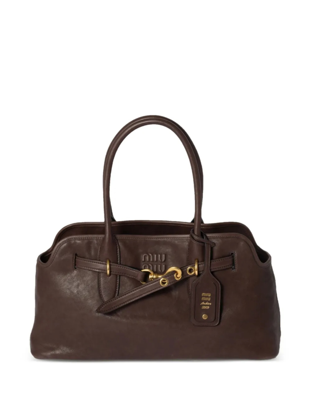 Сумка на плечо Aventure Miu Miu, коричневый
Сумка на плечо Aventure Miu Miu, коричневый