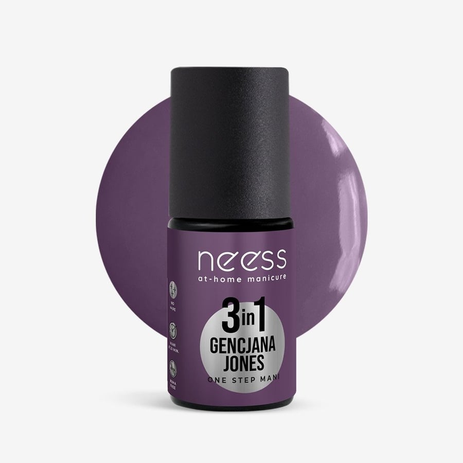 Гибридный лак для ногтей NEESS One Step 3in1 Gentian Jones 4 мл
Гибридный лак для ногтей NEESS One Step 3in1 Gentian Jones 4 мл