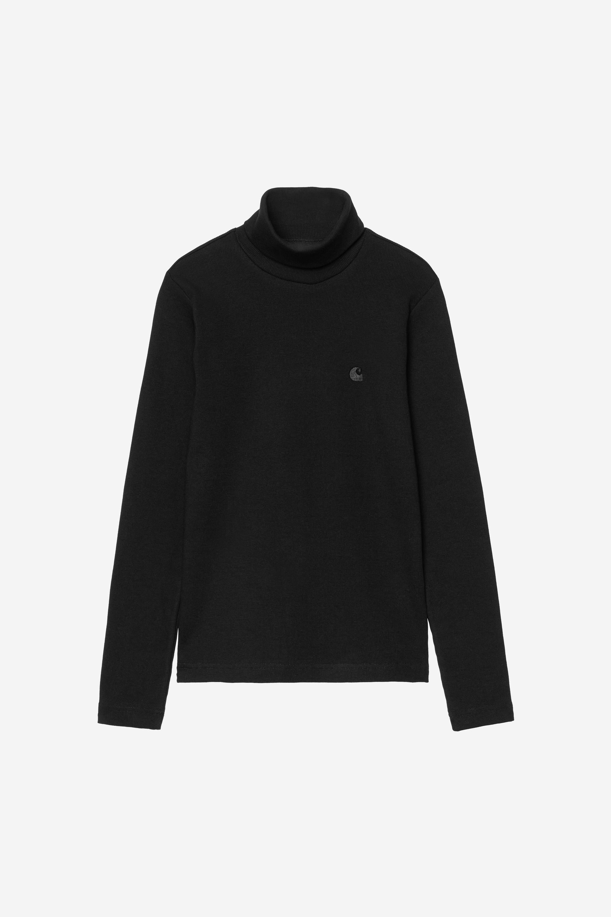 Женский лонгслив Philipa с воротником-стойкой Carhartt, черный
Женский лонгслив Philipa с воротником-стойкой Carhartt, черный