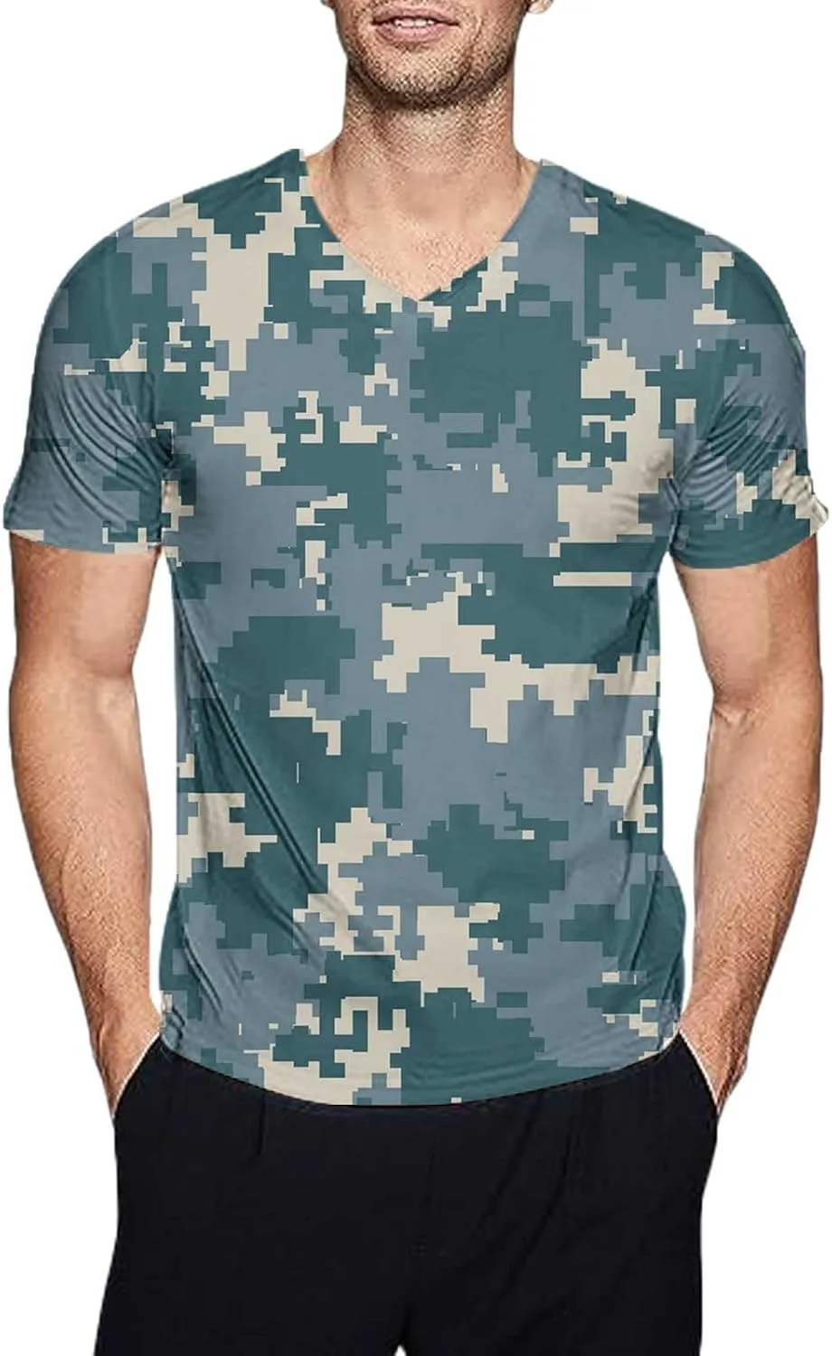 Футболка Camouflage для мужчин Stretch Slim с коротким рукавом
Футболка Camouflage для мужчин Stretch Slim с коротким рукавом