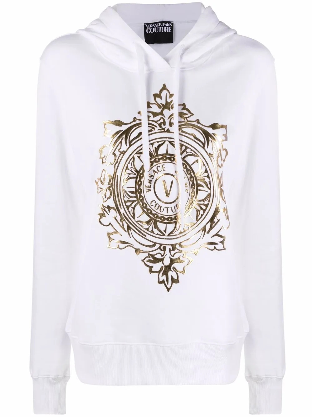 Худи с логотипом V-Emblem Versace Jeans Couture, белый
Худи с логотипом V-Emblem Versace Jeans Couture, белый
