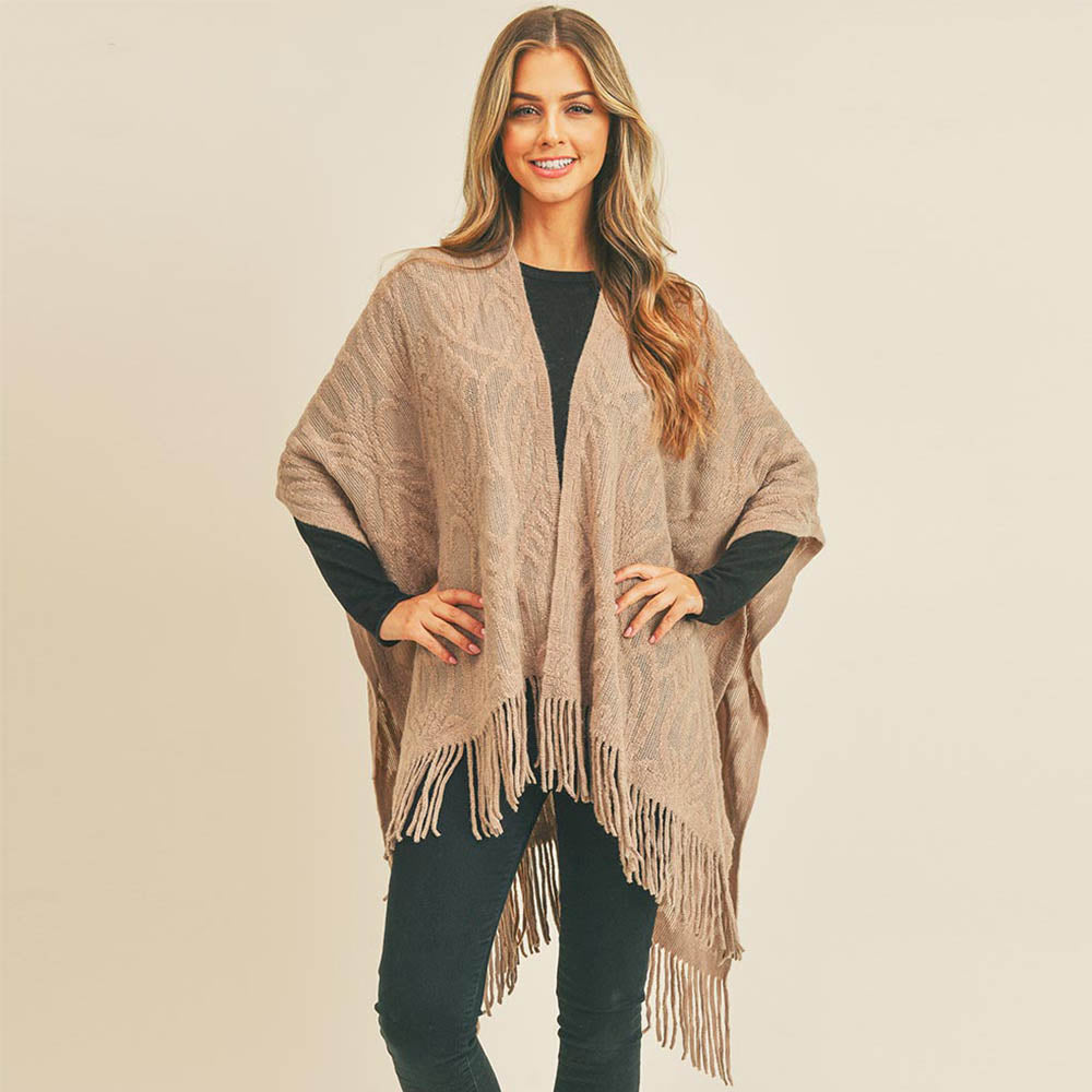 Вышитый пончо с кисточками TRUEDAMES, Taupe
Вышитый пончо с кисточками TRUEDAMES, Taupe