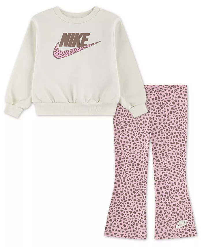 Детский комплект для девочек 2T-6X Wild Warmth: топ и леггинсы, 2 предмета Nike, мультиколор
Детский комплект для девочек 2T-6X Wild Warmth: топ и леггинсы, 2 предмета Nike, мультиколор