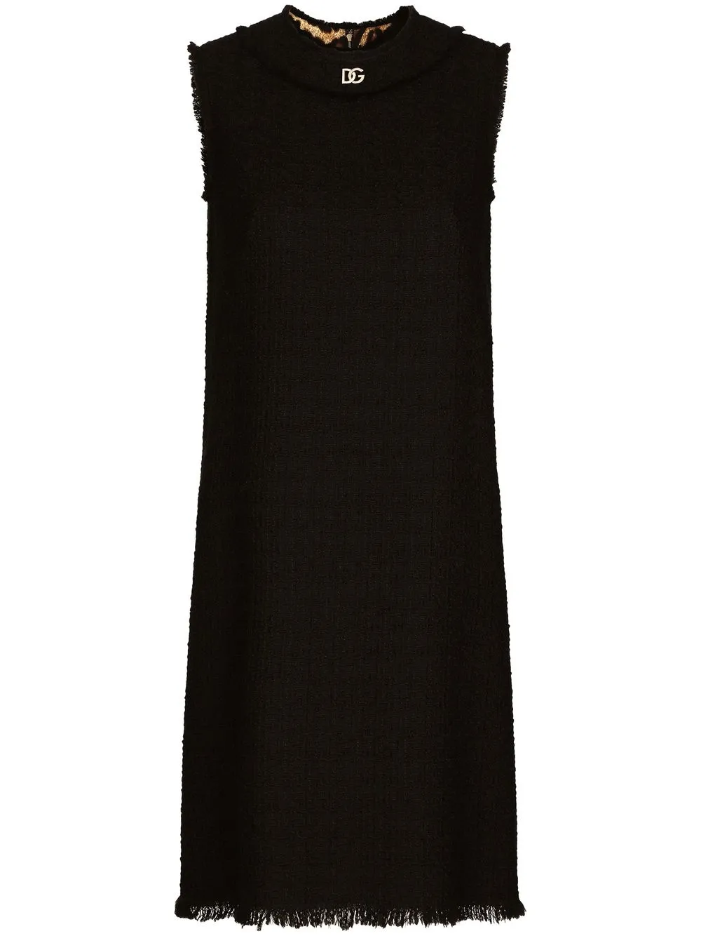 Твидовое платье миди с логотипом DG DOLCE & GABBANA, черный
Твидовое платье миди с логотипом DG DOLCE & GABBANA, черный