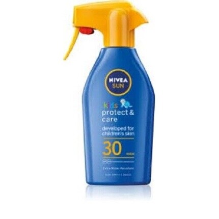 Nivea Sun Kids Protect & Care Trigger Spray SPF30 270 мл — защита кожи 5 в 1
Nivea Sun Kids Protect & Care Trigger Spray SPF30 270 мл — защита кожи 5 в 1