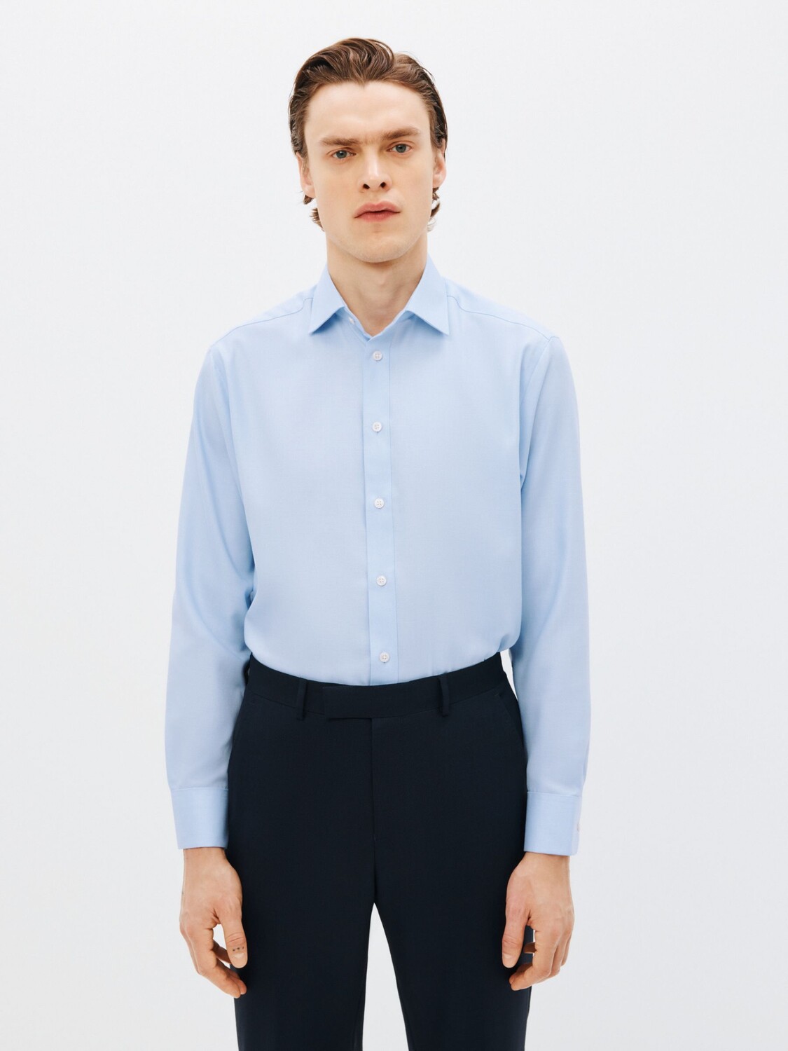 Рубашка стандартного кроя John Lewis Dobby, синяя
Рубашка стандартного кроя John Lewis Dobby, синяя