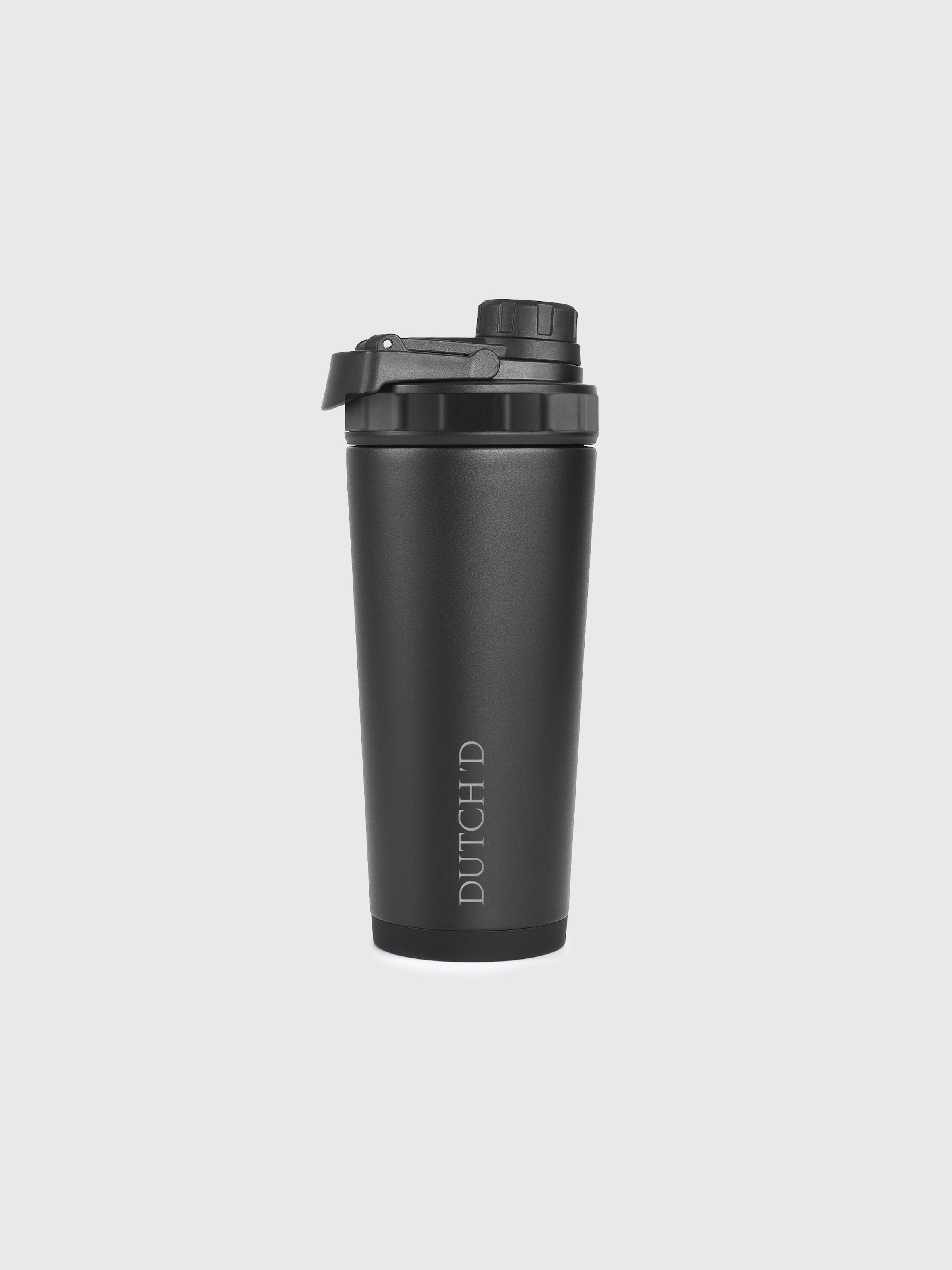 Dutch'D Бутылка для напитков 'Thermo Shaker 800ML' в черном цвете
Dutch'D Бутылка для напитков 'Thermo Shaker 800ML' в черном цвете