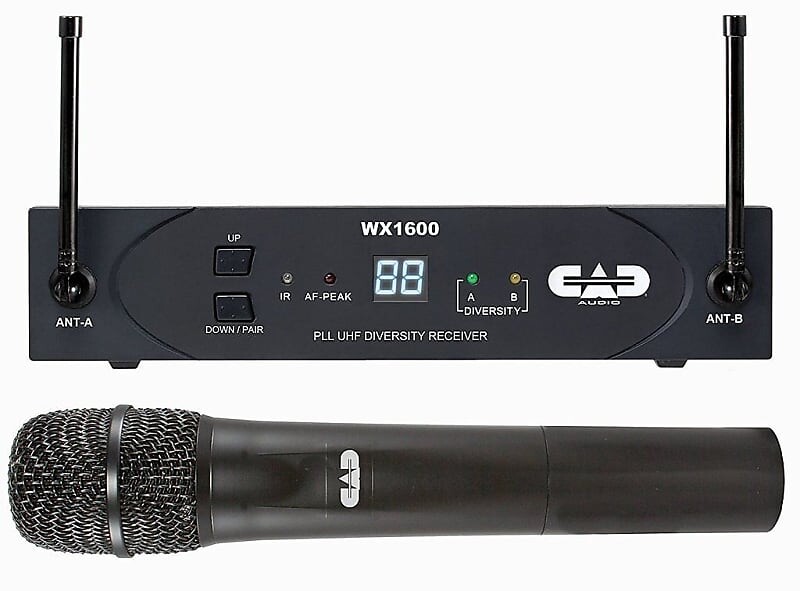 Беспроводная микрофонная система CAD StagePass WX1600 Wireless Handheld Microphone - F Band (638-662 MHz)
Беспроводная микрофонная система CAD StagePass WX1600 Wireless Handheld Microphone - F Band (638-662 MHz)