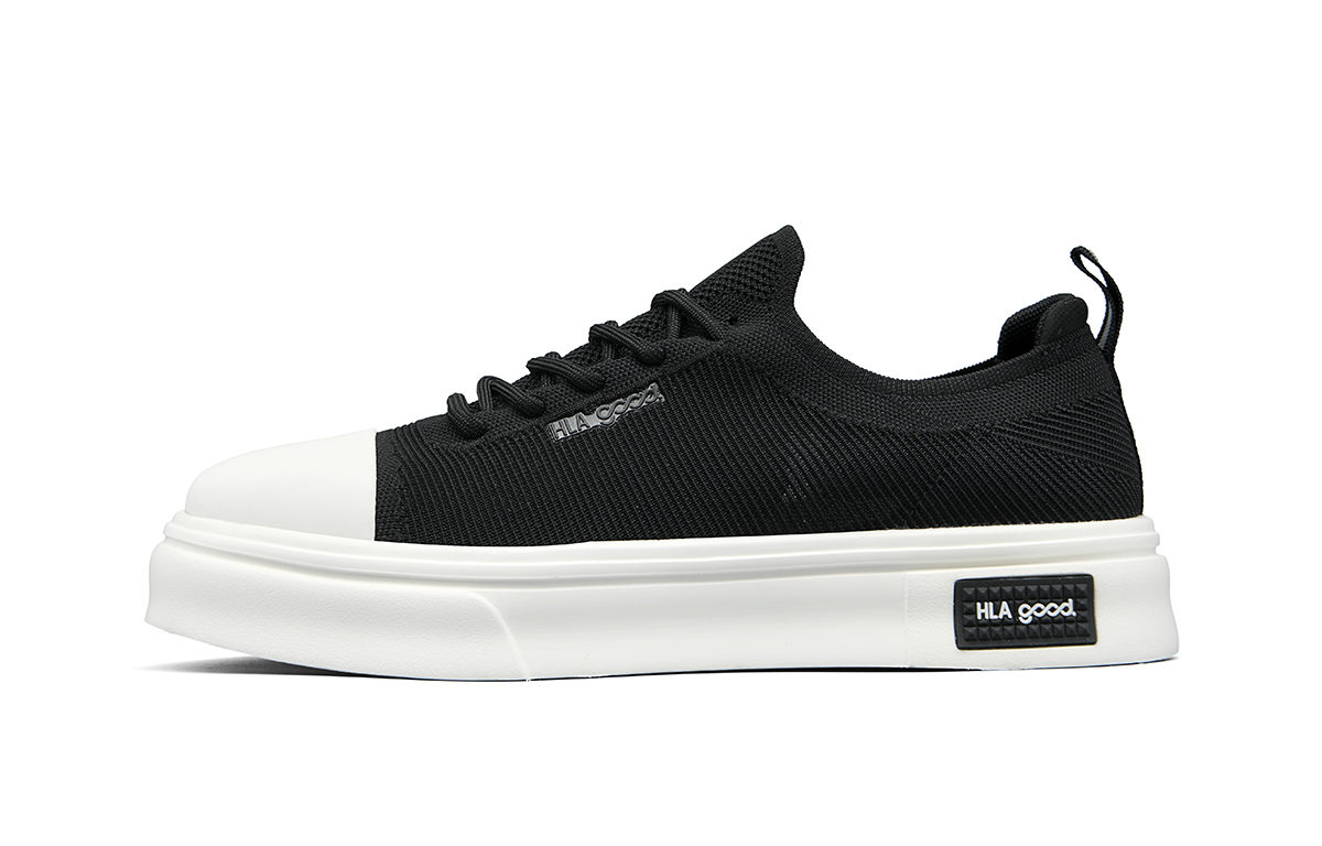 HLA Мужские лоу-топ скейтборд кроссовки черные, цвет Black
HLA Мужские лоу-топ скейтборд кроссовки черные, цвет Black