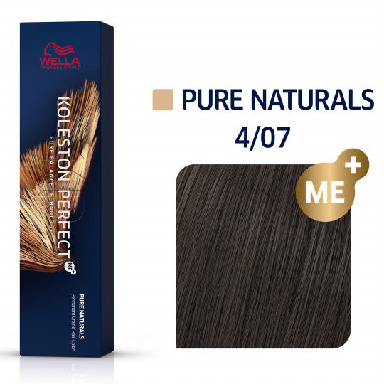 Стойкая краска для волос 4/07 60мл Wella Koleston Perfect ME+
Стойкая краска для волос 4/07 60мл Wella Koleston Perfect ME+